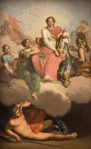 Friedrich V. als Förderer der Wissenschaft und der Künste von Nicolai Abildgaard