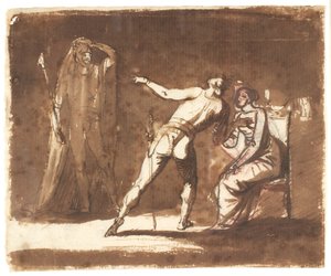 Hamlet bei seiner Mutter
