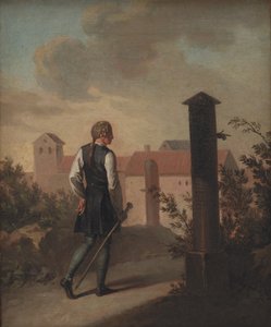 Niels Klim in Potu von Nicolai Abildgaard