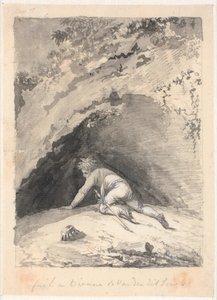 Niels Klim kriecht in die Höhle