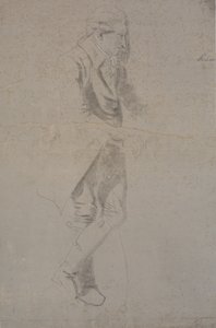 Stehender Herr im Kostüm von ca. 1770. Struensee?