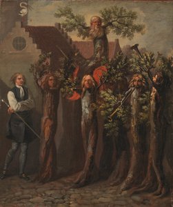 Der Triumph eines Potuan, dessen Reformvorschlag genehmigt wurde von Nicolai Abildgaard