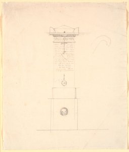 Entwurf für ein Denkmal für Sinclar (Sinclair)