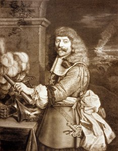 Henri de Lorraine, genannt Cadet la Perle (1601-1666), Graf von Harcourt, Armagnac, Brionne und Vizegraf von Marsan, Stich von Antoine Masson (Stich)