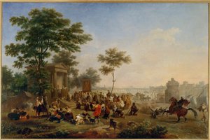 Messe auf dem Land um Rom