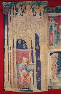 Der Leser, aus dem Apokalypse-Wandteppich von Angers, 1373-87