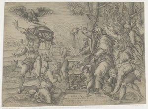 Opfer der Iphigenie von Nicolas Beatrizet