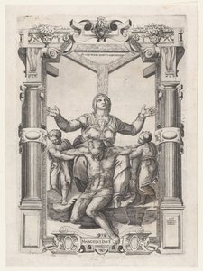 Pietà mit Engeln vor dem Kreuz, 1547