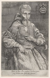 Porträt von Papst Paulus IV von Nicolas Beatrizet
