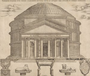 Speculum Romanae Magnificentiae: Das Pantheon, 1649
