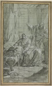 Die Familie des Heiligen Johannes des Täufers von Nicolas Bernard Lepicie