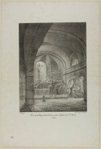 Ansicht der Kapelle von Kalvarienberg in der Kirche St. Roch, Paris