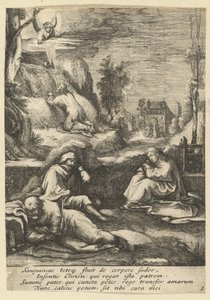 Die Agonie im Garten, aus Die Passion Christi, Mitte des 17. Jahrhunderts