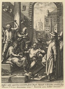 Die Krönung mit Dornen, aus Die Passion Christi, Mitte des 17. Jahrhunderts
