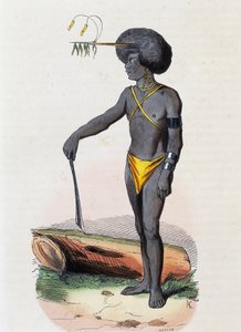 Papuas aus Porto Dory (Neuguinea) von Nicolas Dally