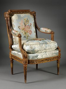 Armstuhl (Fauteuil), ca. 1785