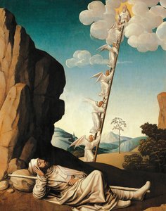 Der Traum von Jakob, ca. 1500, von Nicolas Dipre