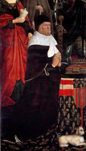 Porträt von König René von Anjou (1409-1480), auch René I. von Neapel oder René von Sizilien genannt. Gemälde von Nicolas Froment (1461-1483) 1475 Musée Granet Aix-en-Provence
