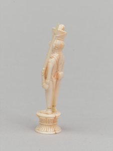 Weißer Bauer, Schachfigur, Indien von Nicolas Guerard