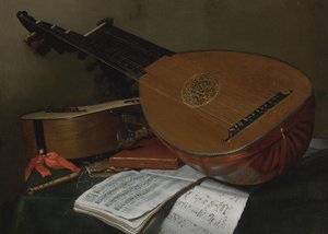 Stillleben mit Laute und Gitarre