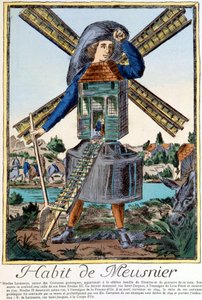 Kostüm des Müllers - Gravur von Nicolas Larmessin von Nicolas II de Larmessin