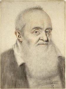 Kopf eines bärtigen Mannes von Nicolas Lagneau or Lanneau