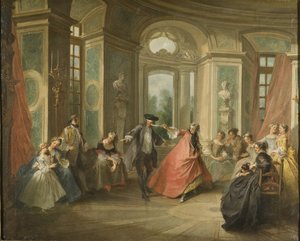 Blinde Kuh von Nicolas Lancret
