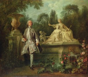 Porträt des Schauspielers Grandval, ca. 1742