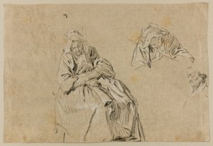 Studie für das Alter von Nicolas Lancret