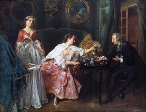 Die vier Tageszeiten: Morgen, 1739 von Nicolas Lancret