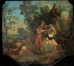 Der indiskrete Schäfer von Nicolas Lancret