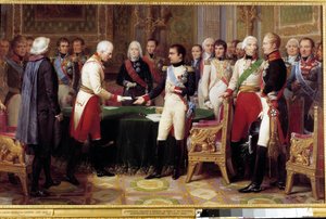 Das Treffen von Erfurt, 27. September - 14. Oktober 1808: Napoleon I. empfängt Baron Vincent