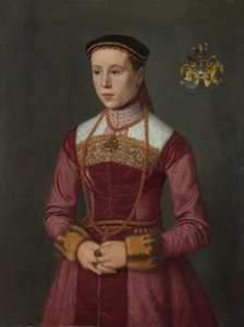 Porträt einer jungen Dame von Nicolas Neufchatel