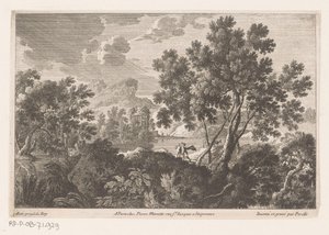 Landschaft mit Ruine von Nicolas Perelle
