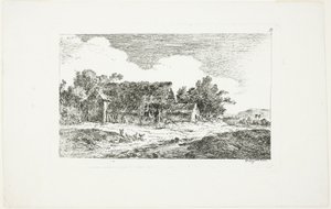 Landschaft, aus Deuxieme Cahier de Paysage von Nicolas Perignon
