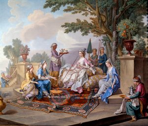 Frühstück der Sultanin von Nicolas Pierre the Younger Pithou