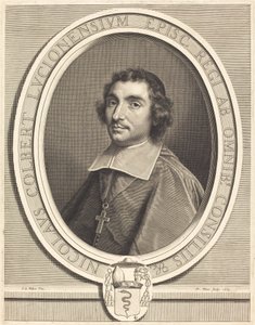 Nicolas Colbert von Nicolas Pitau I after Claude Lefebvre
