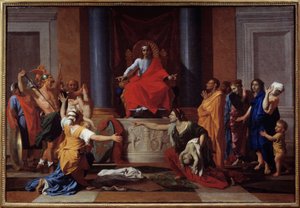 Salomons Urteil von Nicolas Poussin