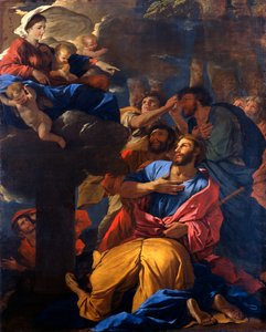 Die Erscheinung der Jungfrau Maria vor dem heiligen Jakobus dem Älteren, um 1629-1630 von Nicolas Poussin