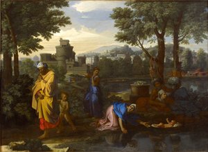 Die Aussetzung des Moses, 1654