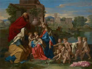 Die Heilige Familie von Nicolas Poussin
