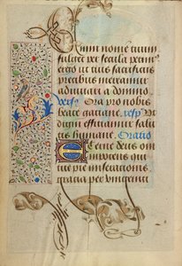 Dekorierte Textseite von Nicolas Spierinc