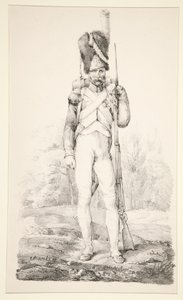 Grenadier zu Fuß der Alten Garde, aus der Serie Die Alte Französische Armee