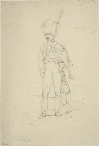 Stehender Husar von Nicolas Toussaint Charlet