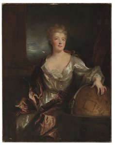Porträt von Gabrielle-Émilie le Tonnelier de Breteuil, Marquise du Châtelet von Nicolas de Largillière