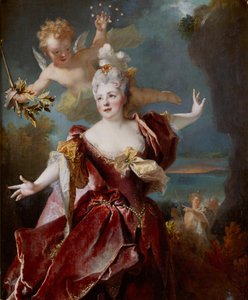Porträt der Schauspielerin Marie-Anne de Châteauneuf, genannt Mlle Duclos (1664-1747), in der Rolle der Ariane