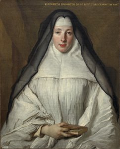 Elizabeth Throckmorton, Kanonissin des Ordens der Dames Augustines Anglaises, 1729 von Nicolas de Largillière