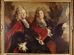 Porträt von Stadtrat Hugues Desnots und Stadtrat Bouhet, gewählt 1702 von Nicolas de Largillière