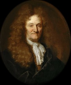 Porträt von Jean de La Fontaine 1621-1695 von Nicolas de Largillière