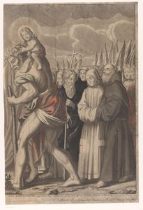 Triumphzug Christi mit Figuren aus dem Alten und Neuen Testament von Nicolas de Larmessin (I)